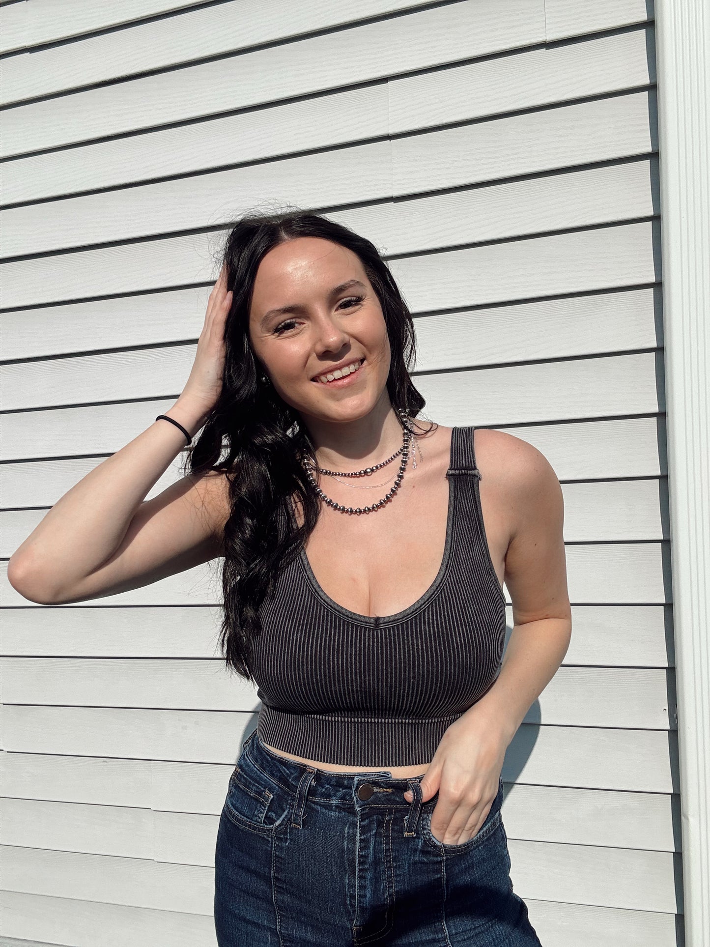 The Comfy Tank ( Black ) - Restock