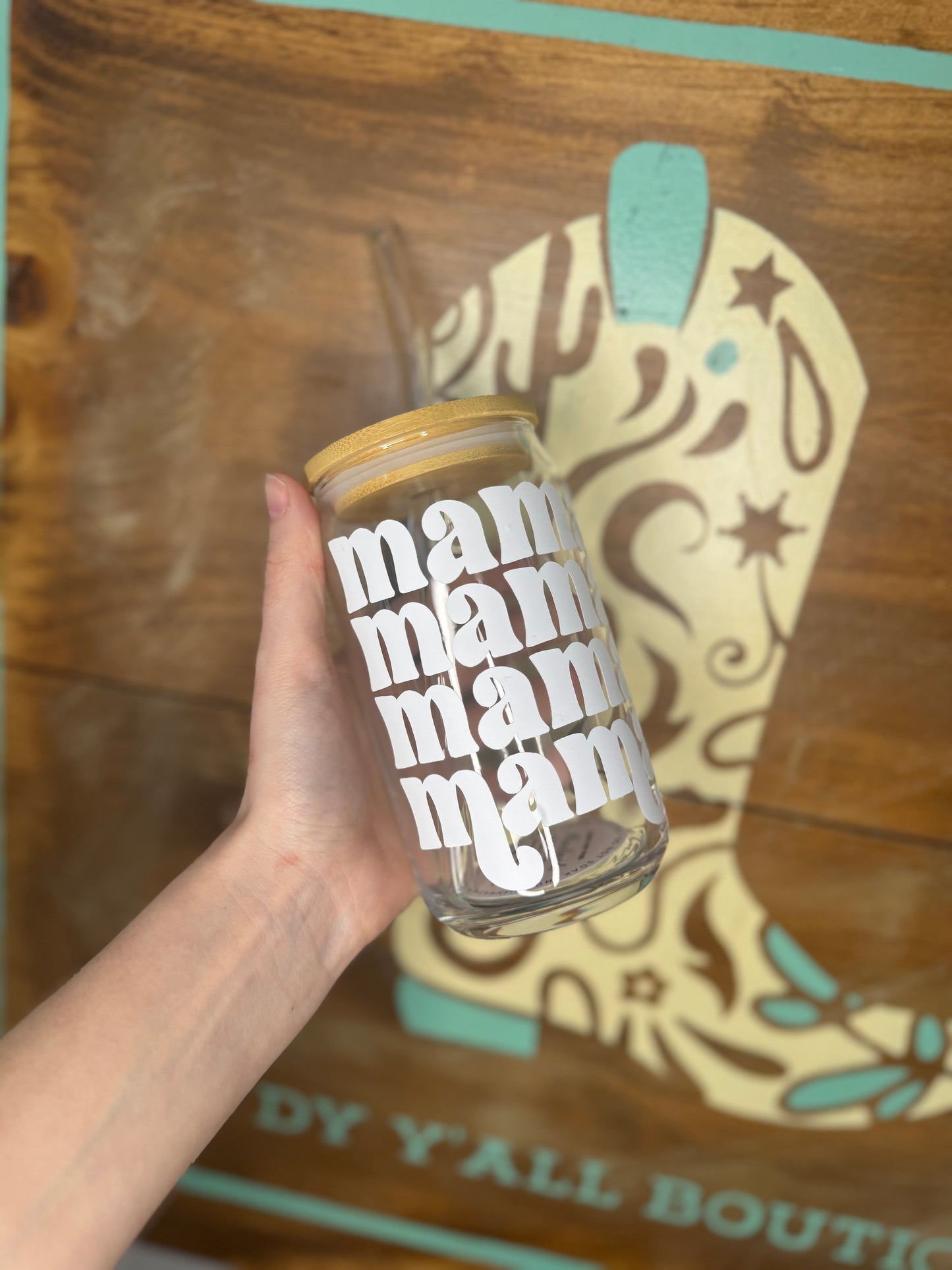 The Mama Glass Cup - Color Options