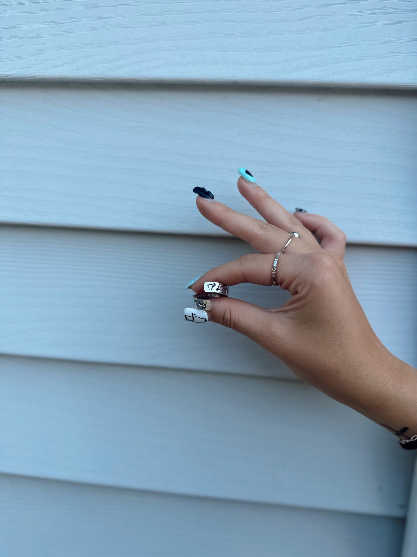 Long Horn Wrap Ring
