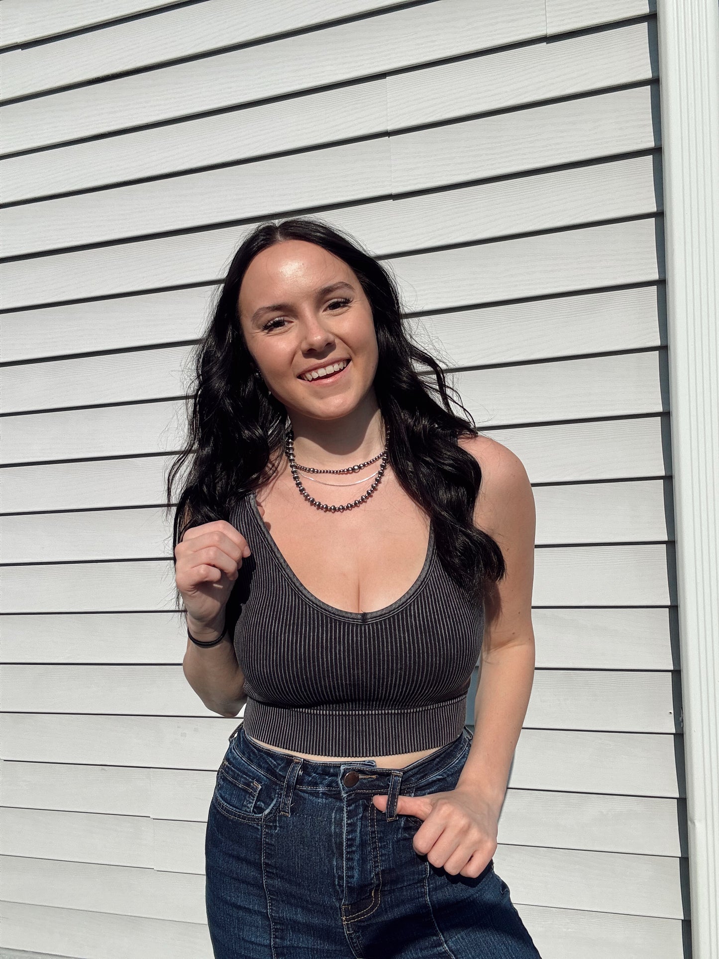 The Comfy Tank ( Black ) - Restock