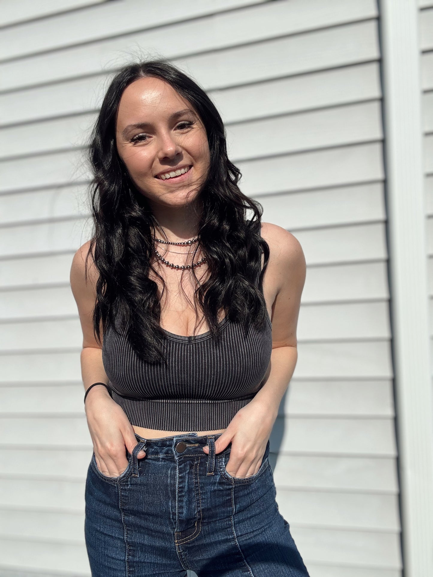 The Comfy Tank ( Black ) - Restock