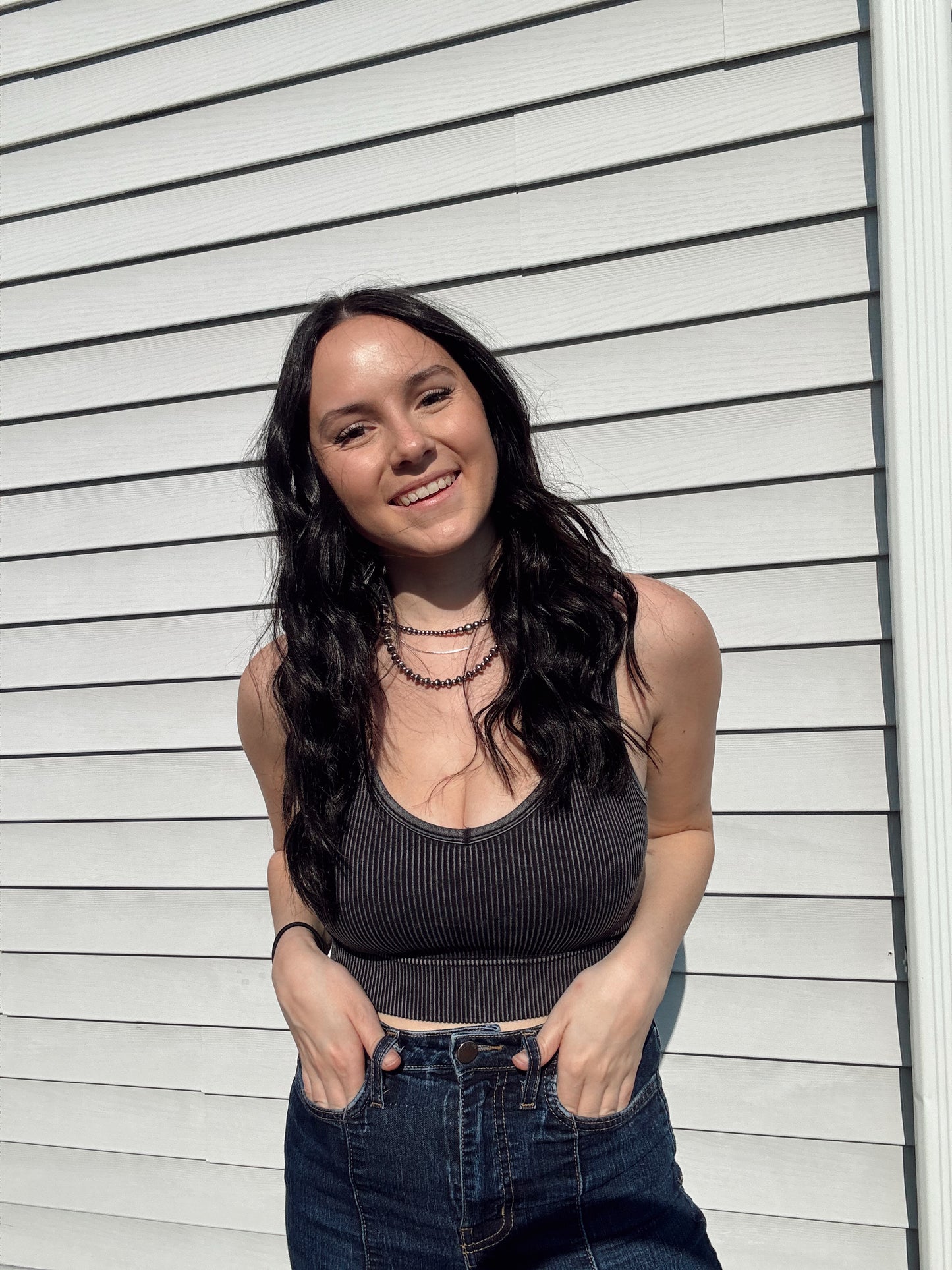 The Comfy Tank ( Black ) - Restock