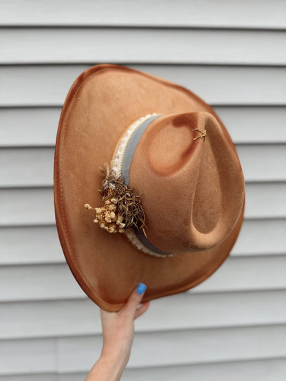 The Turquoise Wildflower Hat