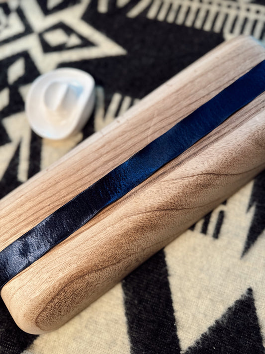 The Navy Satin Ribbion