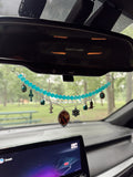 The Blue Cowgirl Car Charm