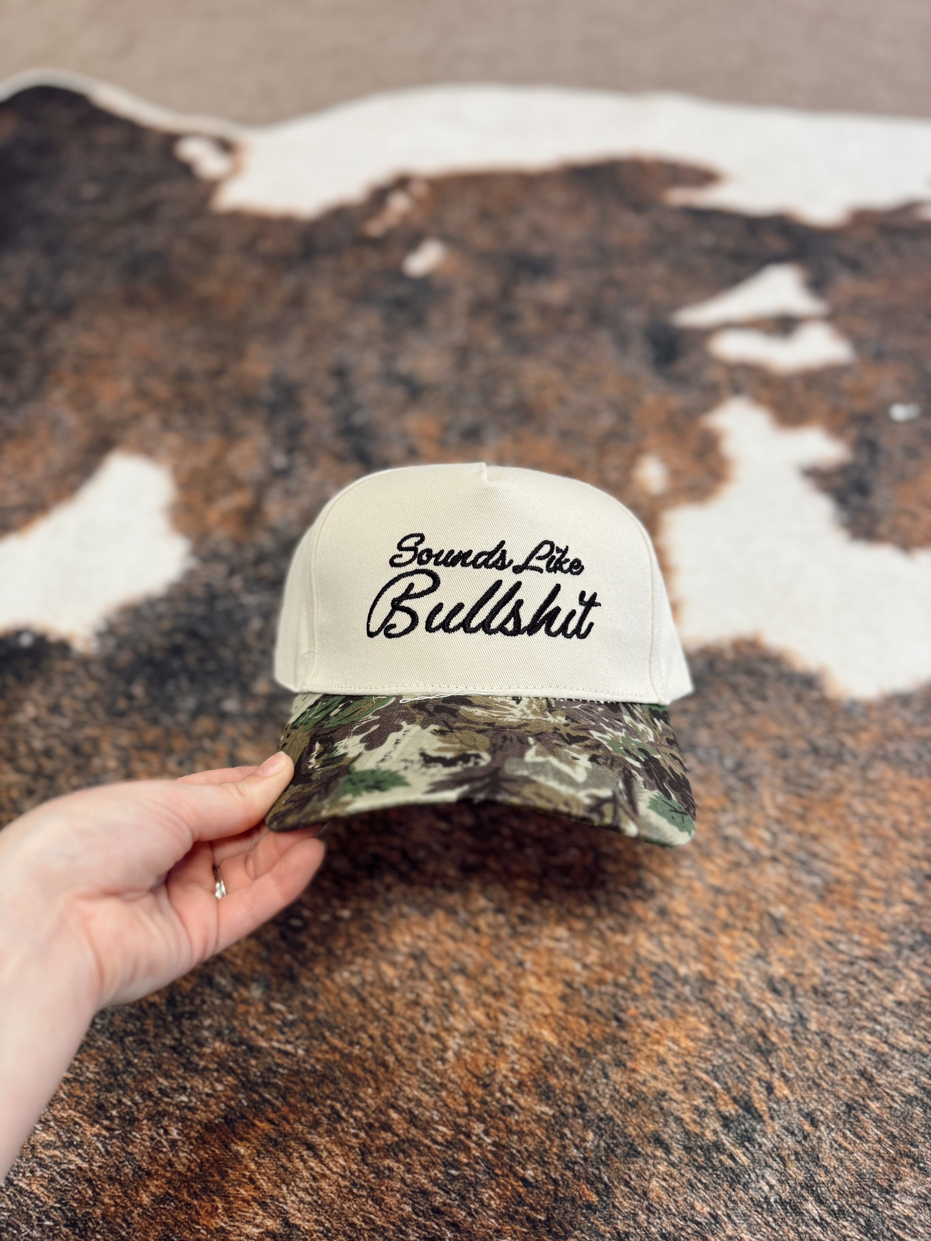 Sounds Like BS Camo Trucker