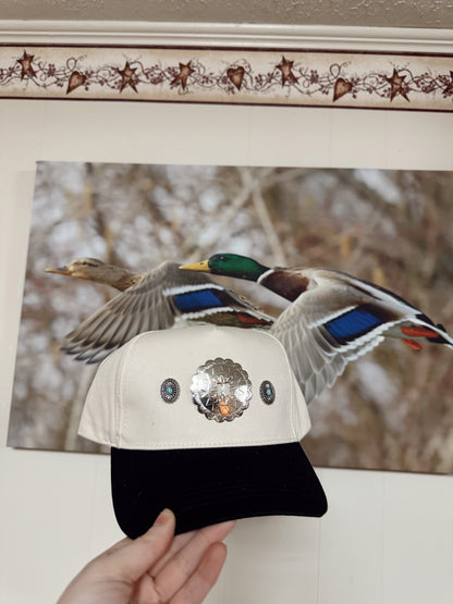 The Simple Turquoise Concho Hat