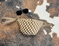 The Tan Checkered Fanny Pack