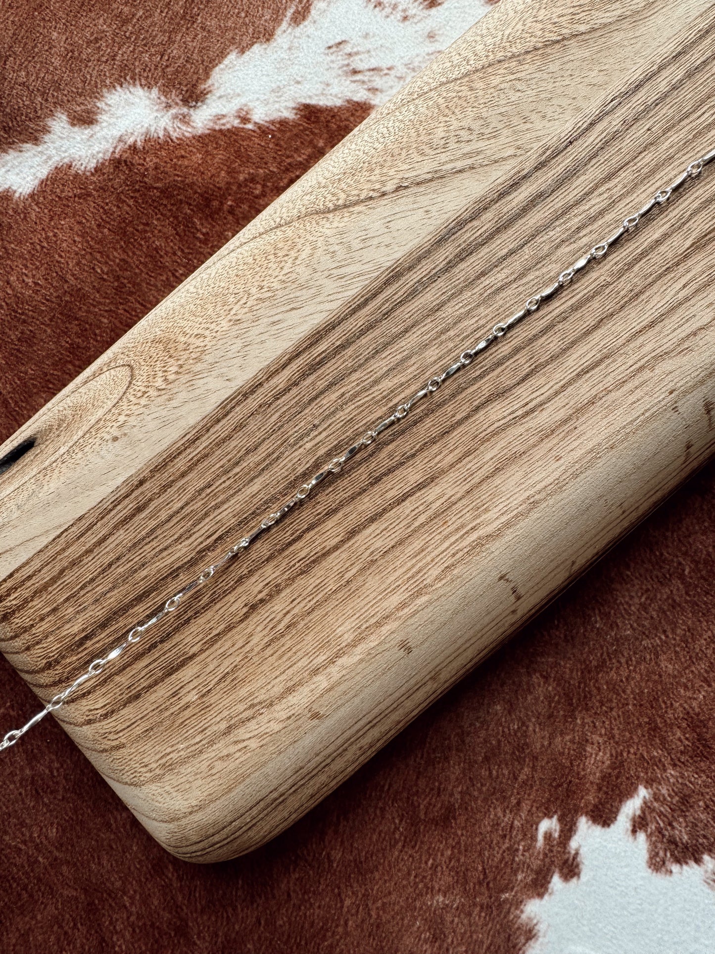 Silver Links Chain - Custom Charm Bar