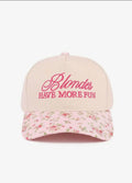 Blondes Have More Fun Trucker Floral