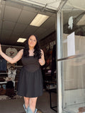 The Back To Basics Bow Dress