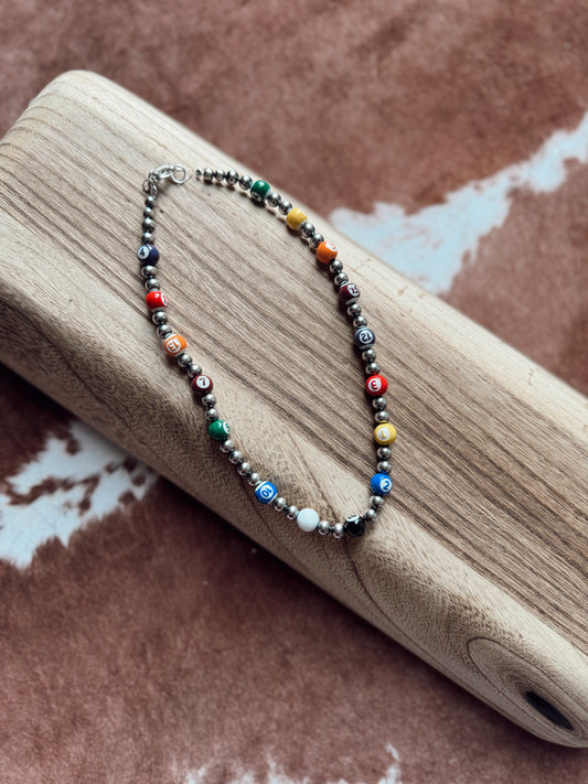 The Crazy 8 Pool Necklace