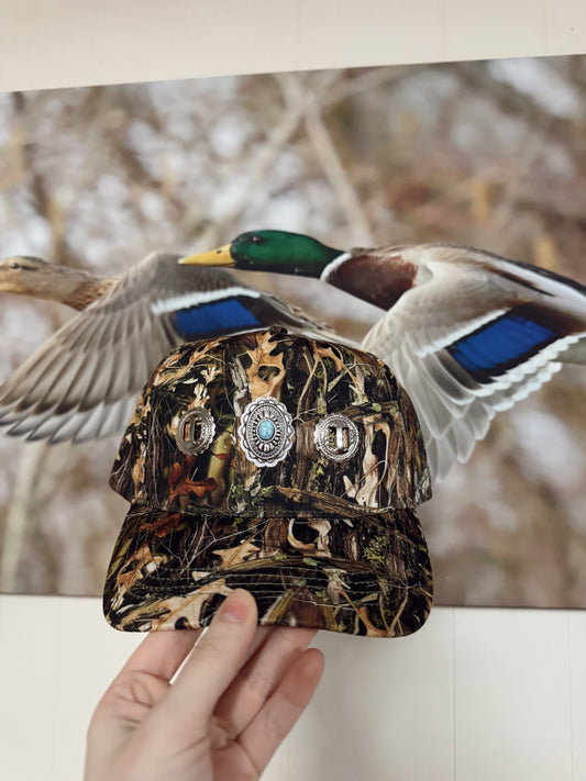 The Camo Turquoise Conch Hat