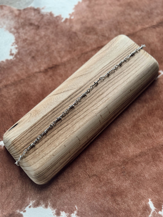 Barb Wire Chain - Custom Charm Bar