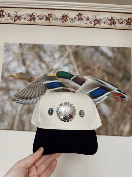 The Simple Turquoise Concho Hat