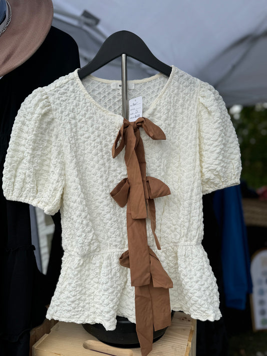 The Comfy Bow Thanksgiving Top