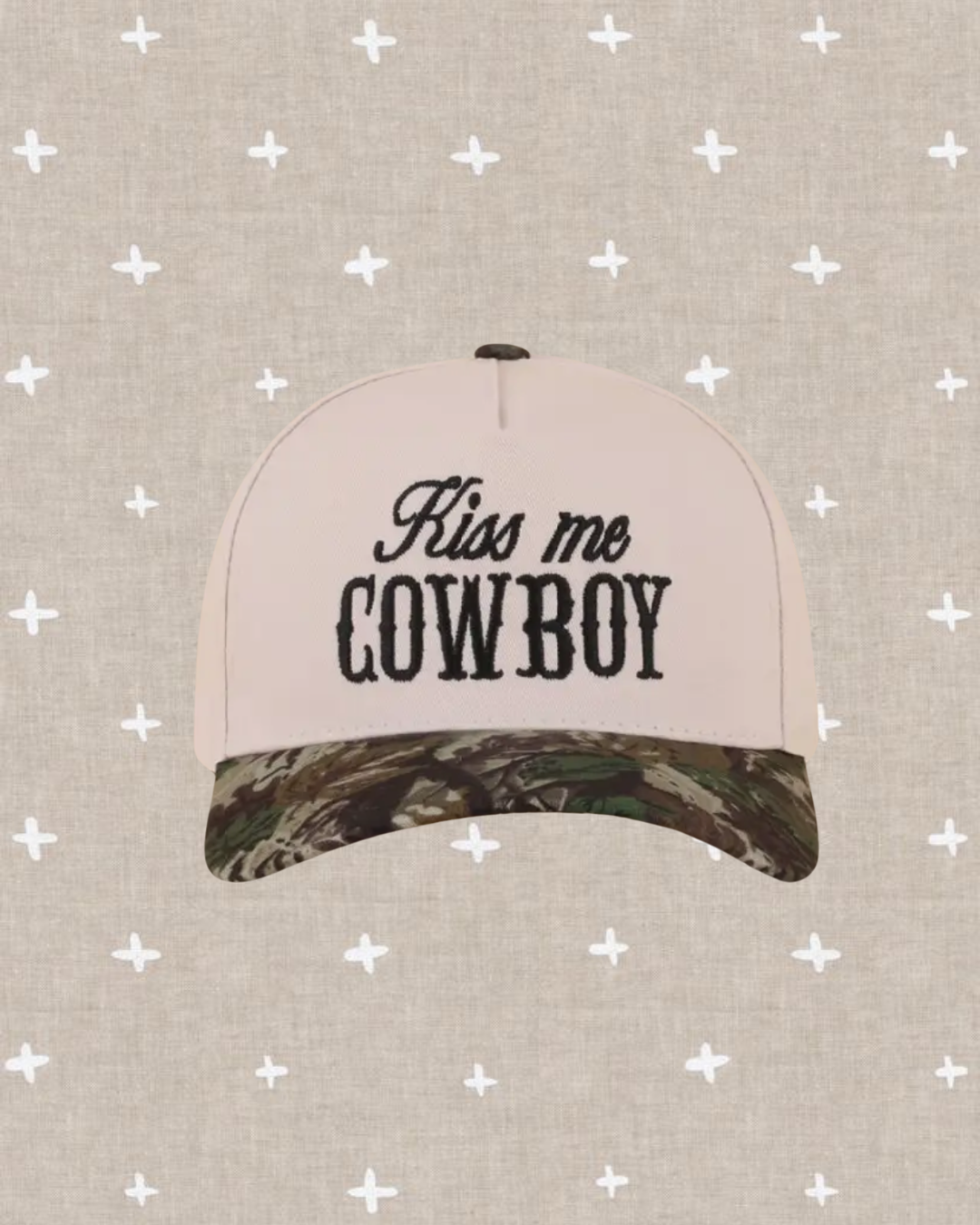 Kiss Me Cowboy Trucker Hat