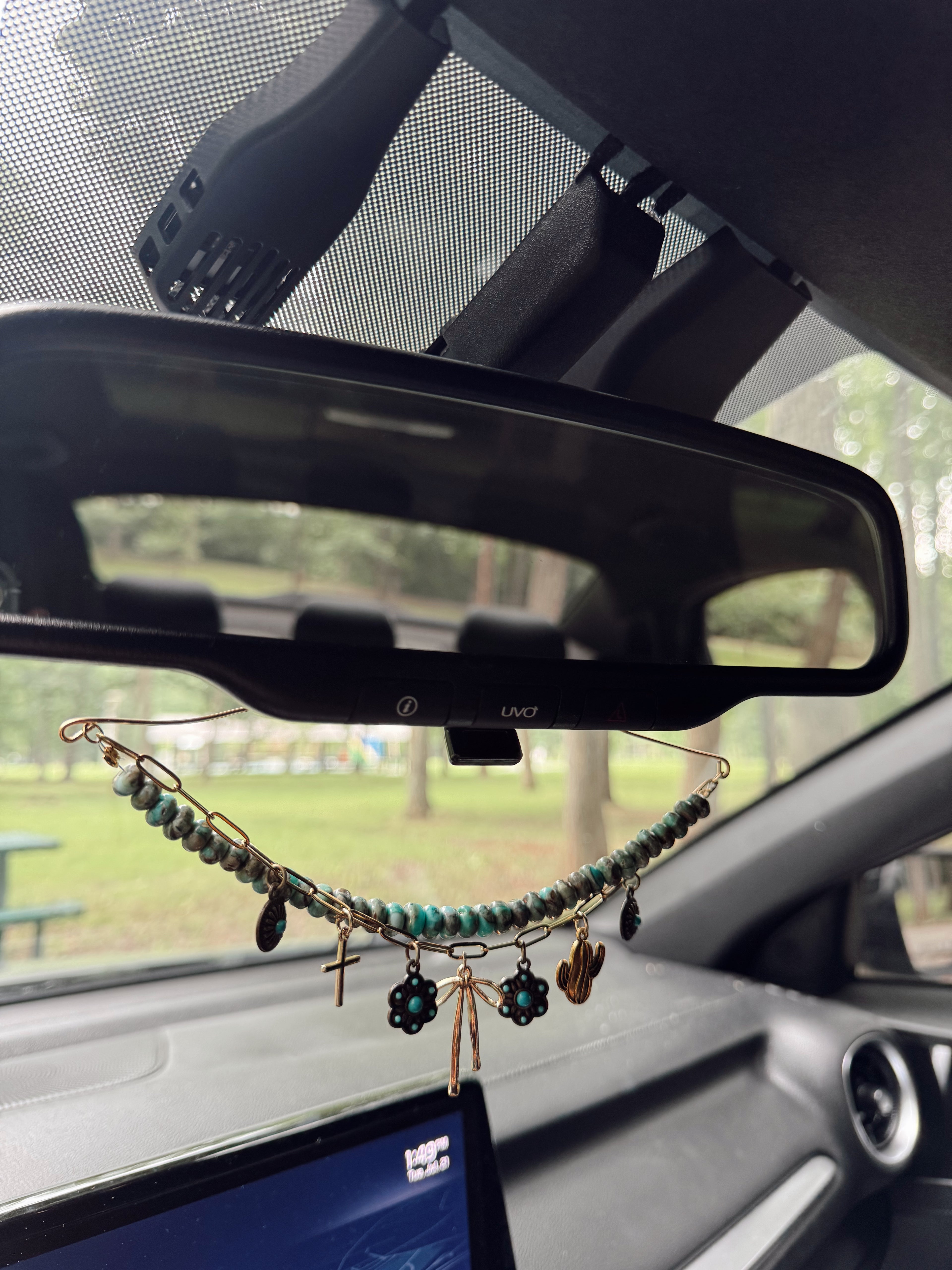 The Wild West Gold Car Charm