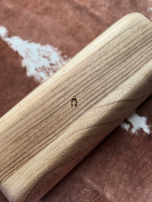 The Mini Silver Horseshoe  - Custom Charm Bar