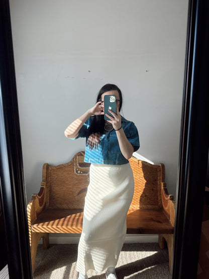 The Back To Basics Wild Knit Skirt