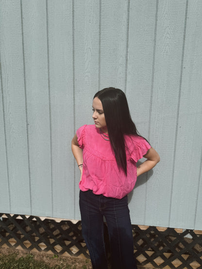 The Pink Show Blouse