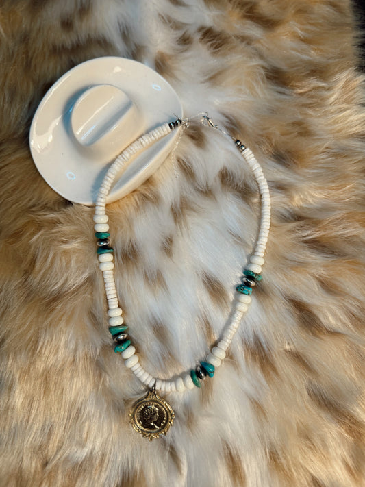 The Turqouise Coin Necklace
