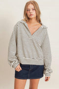 The Saddle Up Striped Sweater