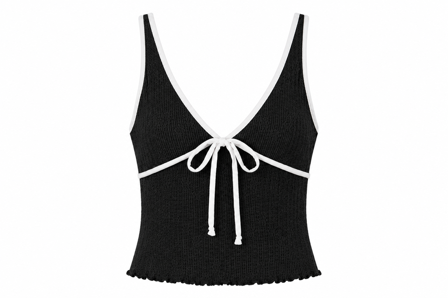 The Going Bow Top - Black