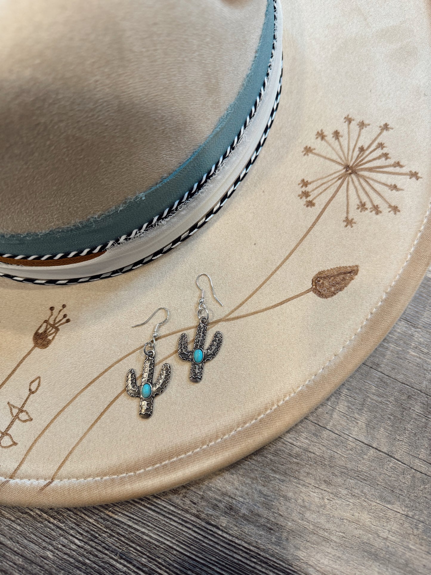 The Simple Cactus Earrings