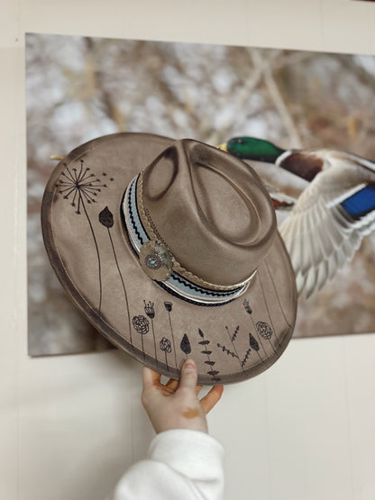 Luke 12:27 Floral Hat