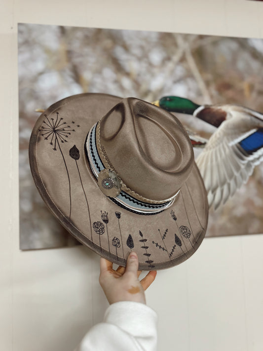 Luke 12:27 Floral Hat