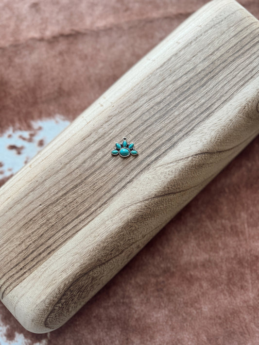 The Turqouise Half Cluster - Custom Charm Bar