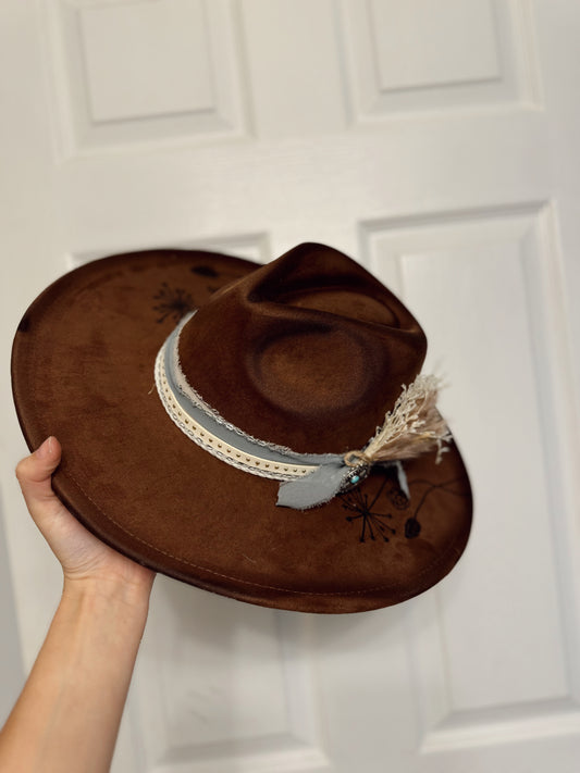 The Brown Wildflowers Hat