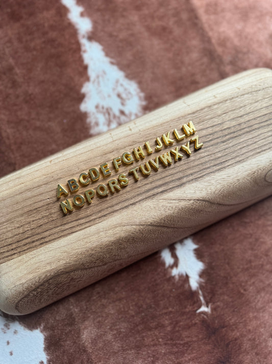 The Gold Letter -  - Custom Charm Bar