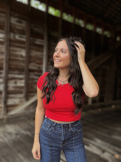 The Basic Red Tee