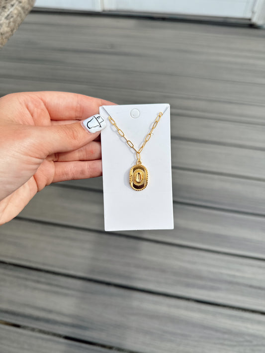 Gold Cowboy Hat Necklace