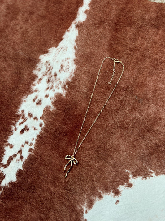 The Golden Girls Bow Necklace