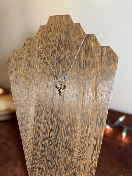 The Gold Longhorn Necklace