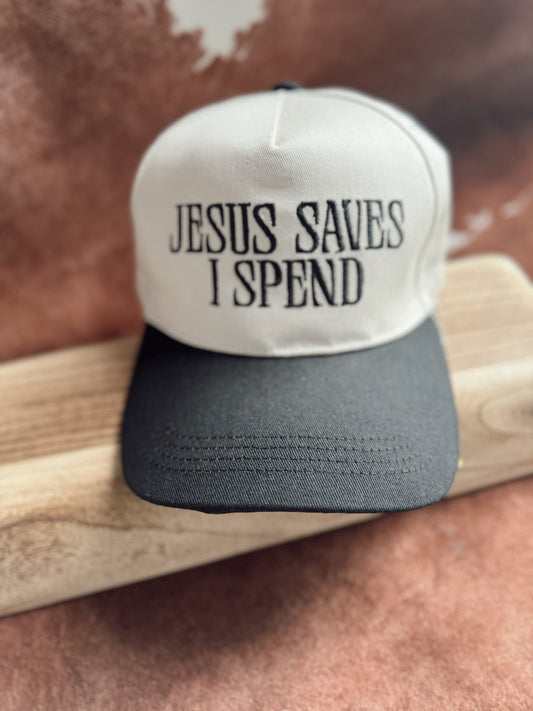 Jesus Saves I Spend Trucker Hat