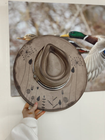 Luke 12:27 Floral Hat