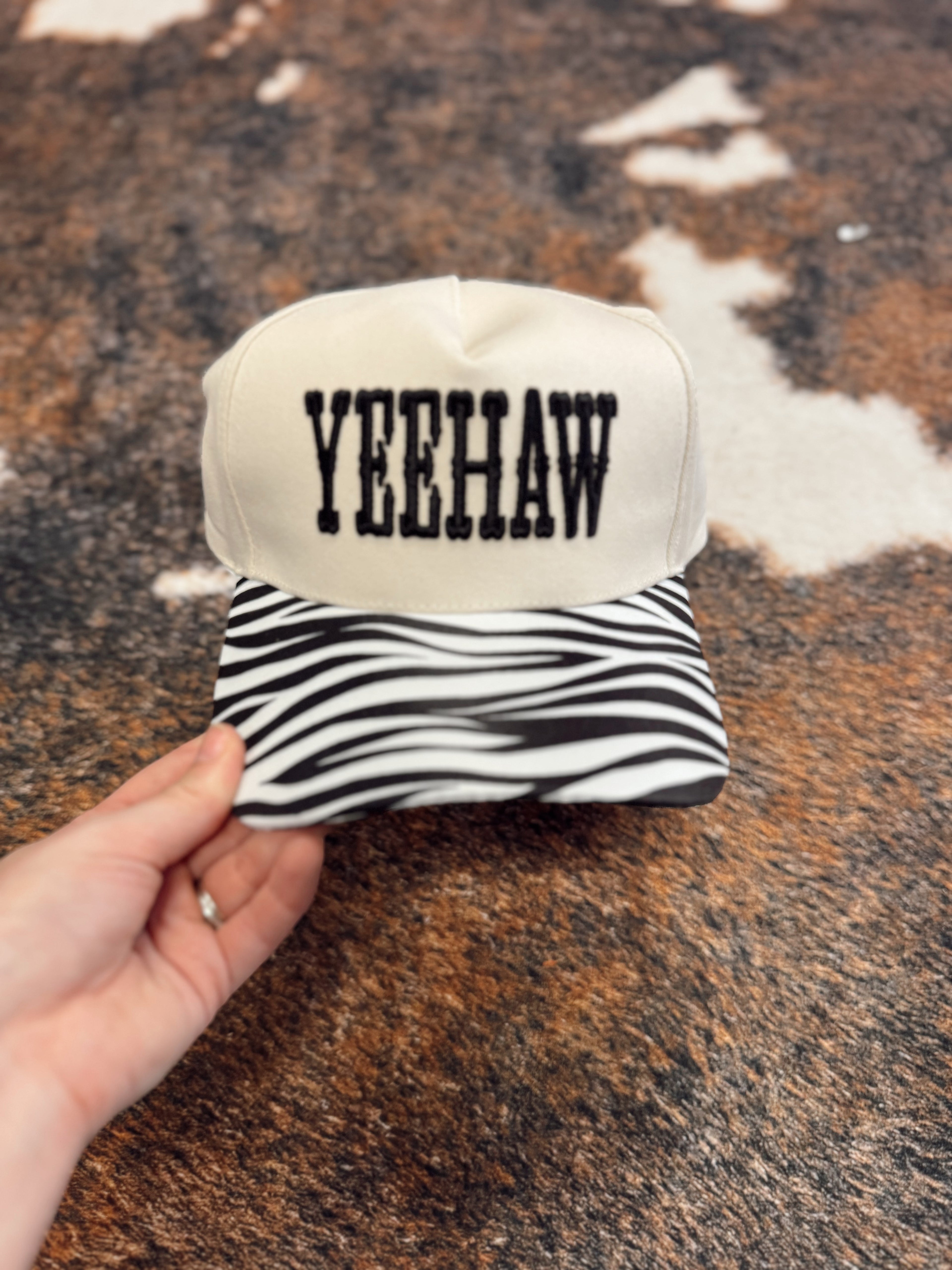 The Yeehaw Zebra Trucker