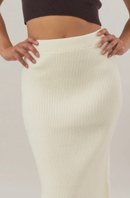 The Back To Basics Wild Knit Skirt