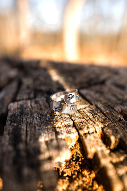 Cowboy Hat Wrap Around Ring