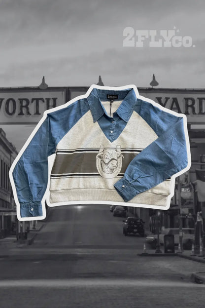 Call Em Home Denim Top