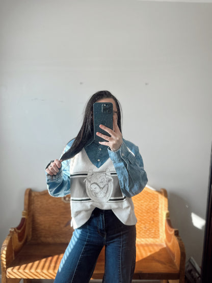 Call Em Home Denim Top