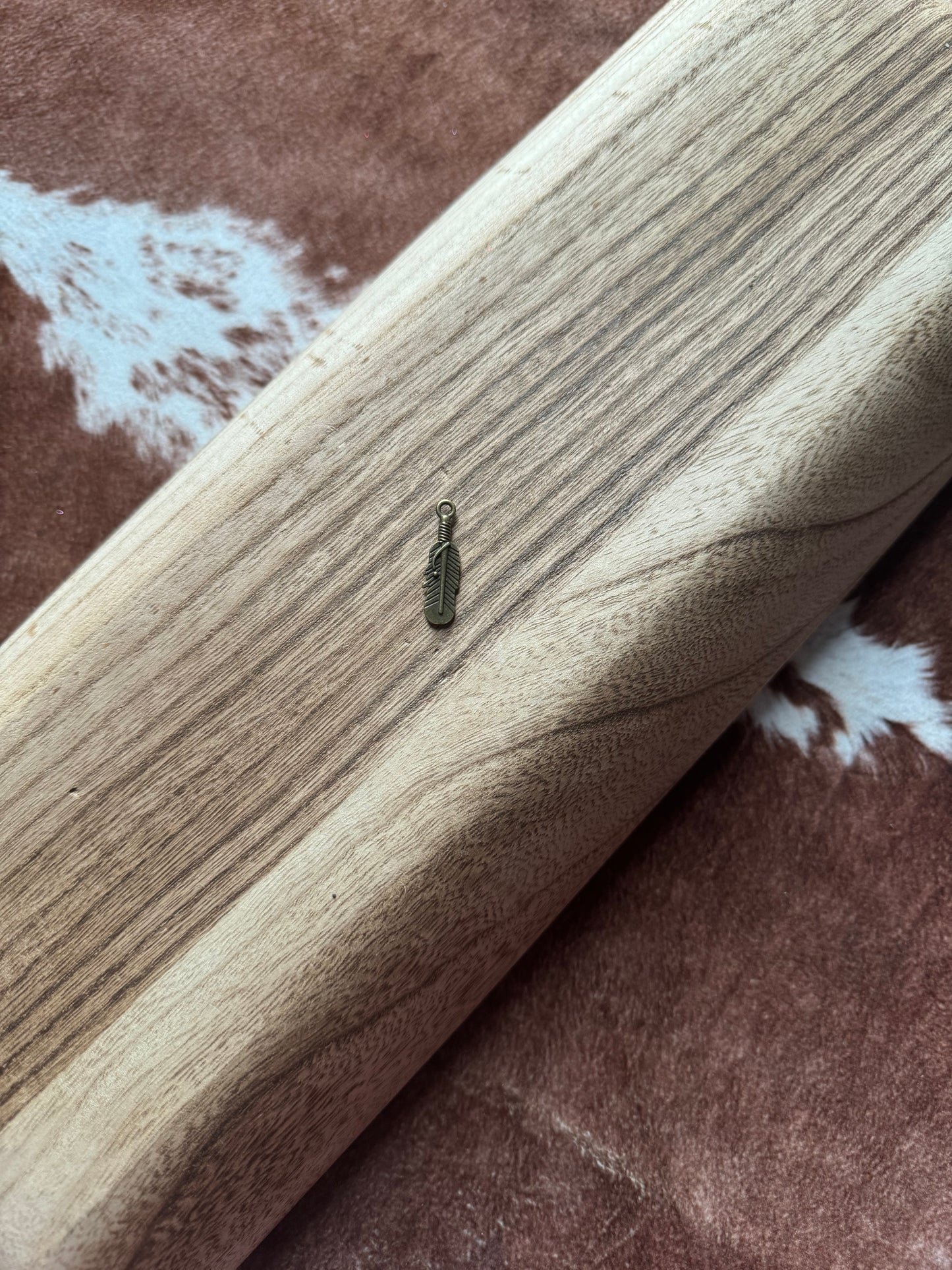 The Gold Feather Charm - Custom Charm Bar