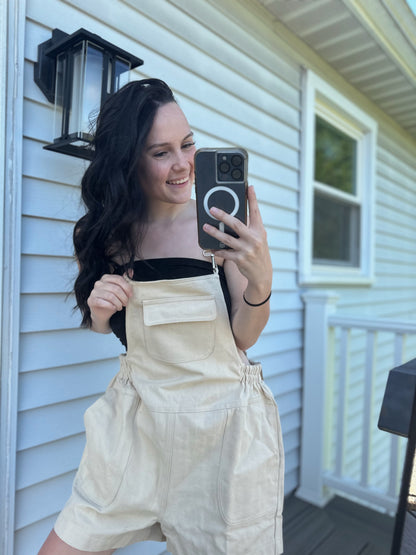 The Beachy Tan Overalls