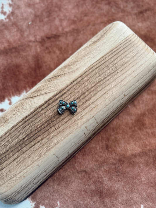 The Turquoise Bow - Custom Charm Bar