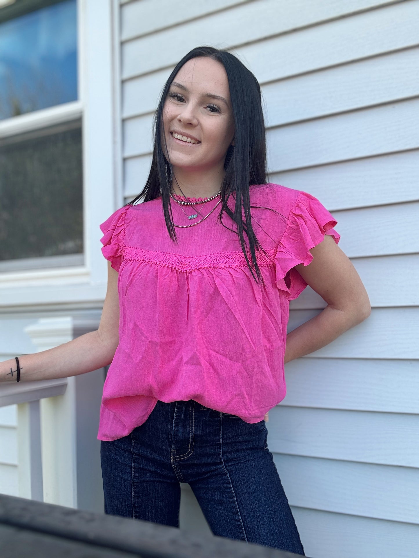 The Pink Show Blouse