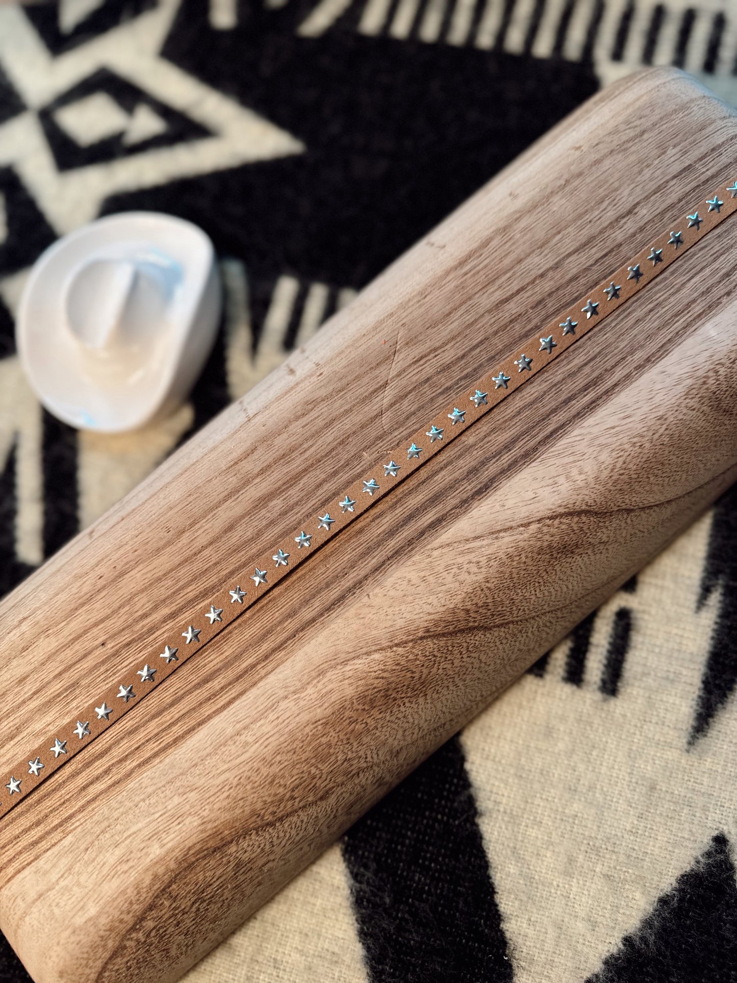 The Brown Studded Ribbion